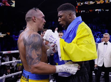 Oleksandr Usyk v Anthony Joshua 2! Look back at live updates .